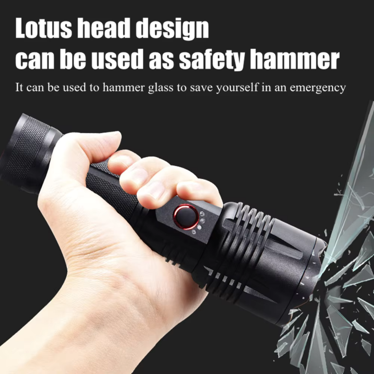 Unleash the Power of Light with the 20000W USB Rechargeable LED Flashlight - 990000000LM Tactical Lantern for Ultimate Outdoor Adventures