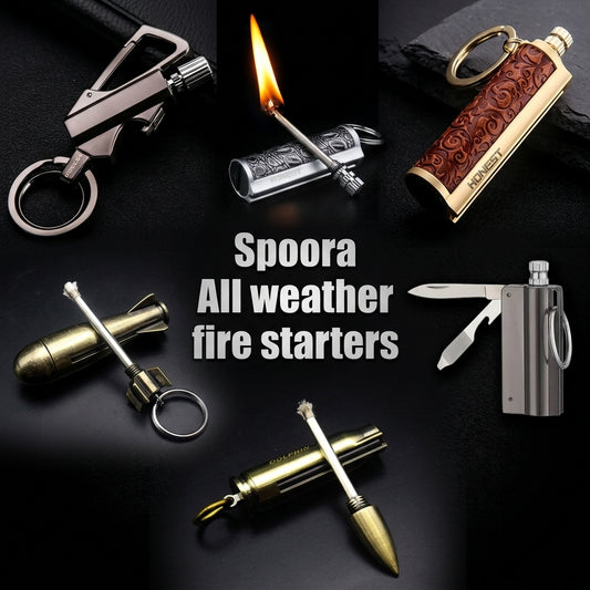 Spoora - All-Weather Fire Starter: Ignite Your Adventures Anytime, Anywhere!