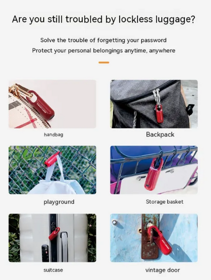 TravelEase Fingerprint Lock
