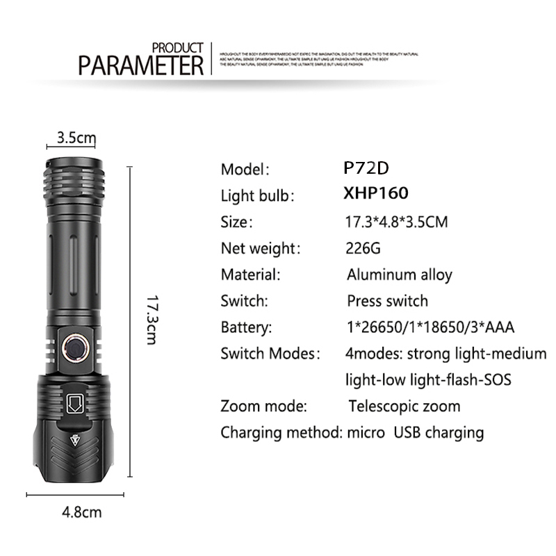 BrightBeam Outdoor Flashlight